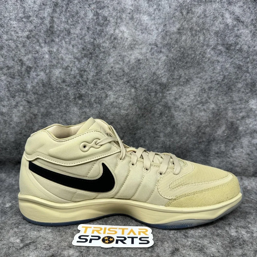 Nike Air Zoom GT Hustle 2 TB Basketball Shoes Mens Sz 9.5 Gold Black DX9190-700